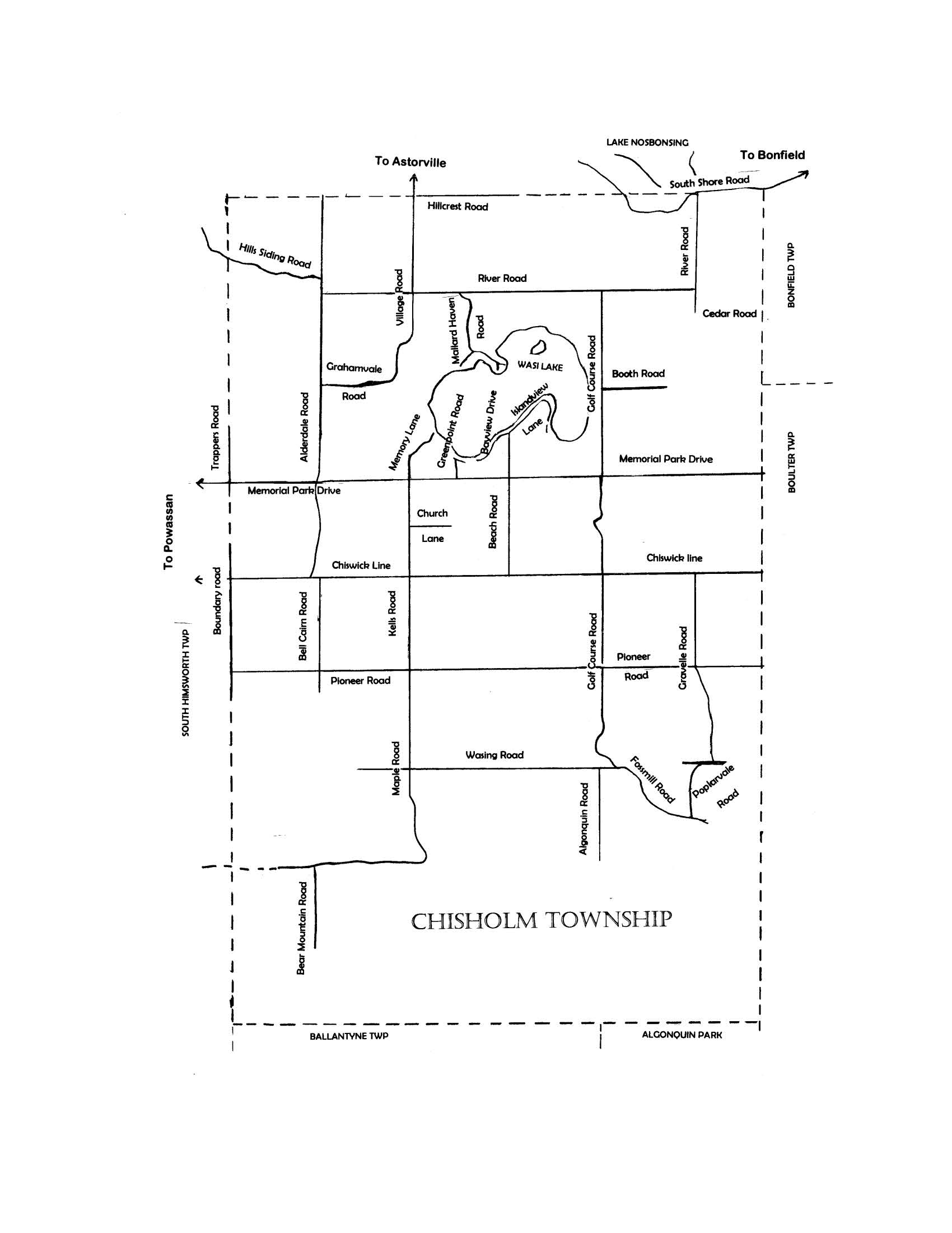 Township Road Map